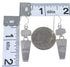 Southwest Sterling Silver Multicolor Inlay Hook Dangle Earrings RX81752